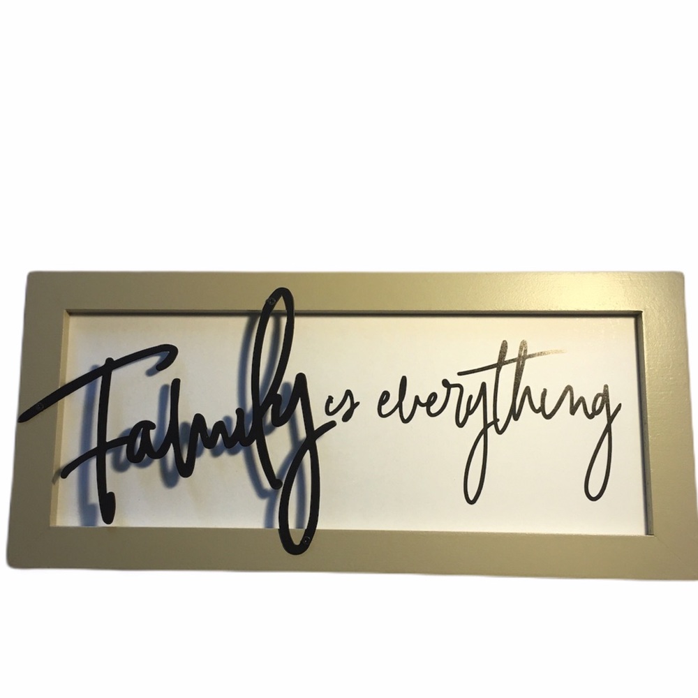 Place & Time Family is Everything Wall Plaque - Picture 2 of 7